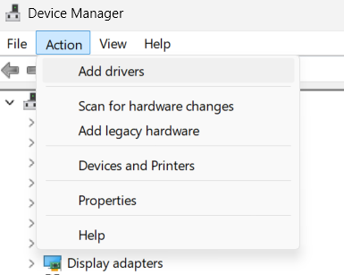 Add Driver